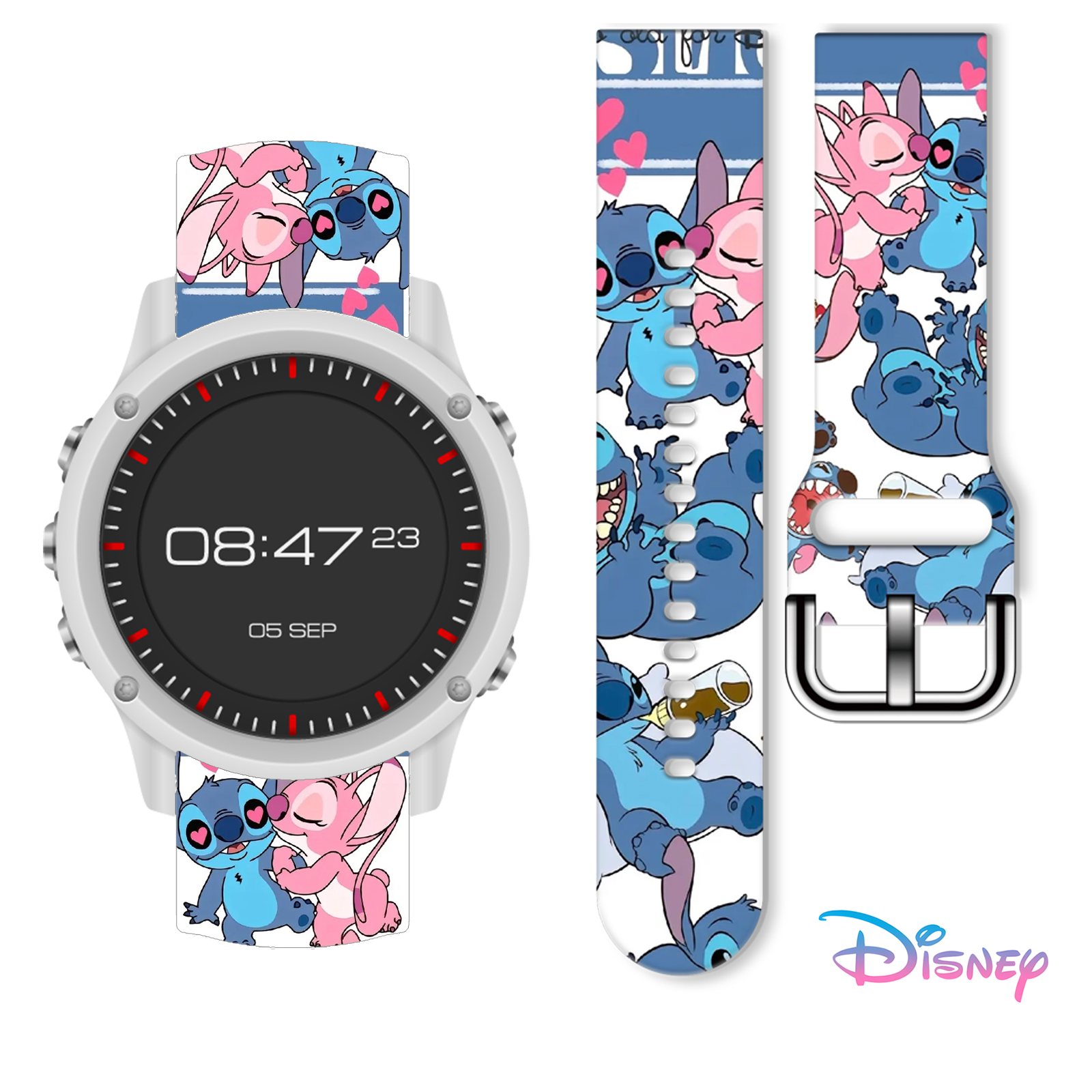 Disney 20mm Stitch 1 Printed S - đánh giá và giá Sport Loop Strap