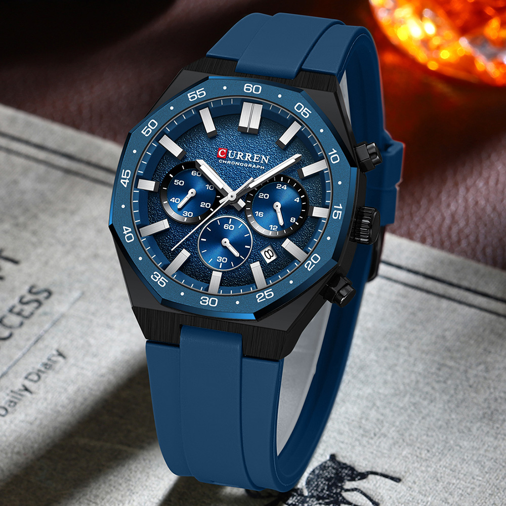 CURREN 8489 Quartz Watch Men’s - đánh giá và giá Smartwatch Guess
