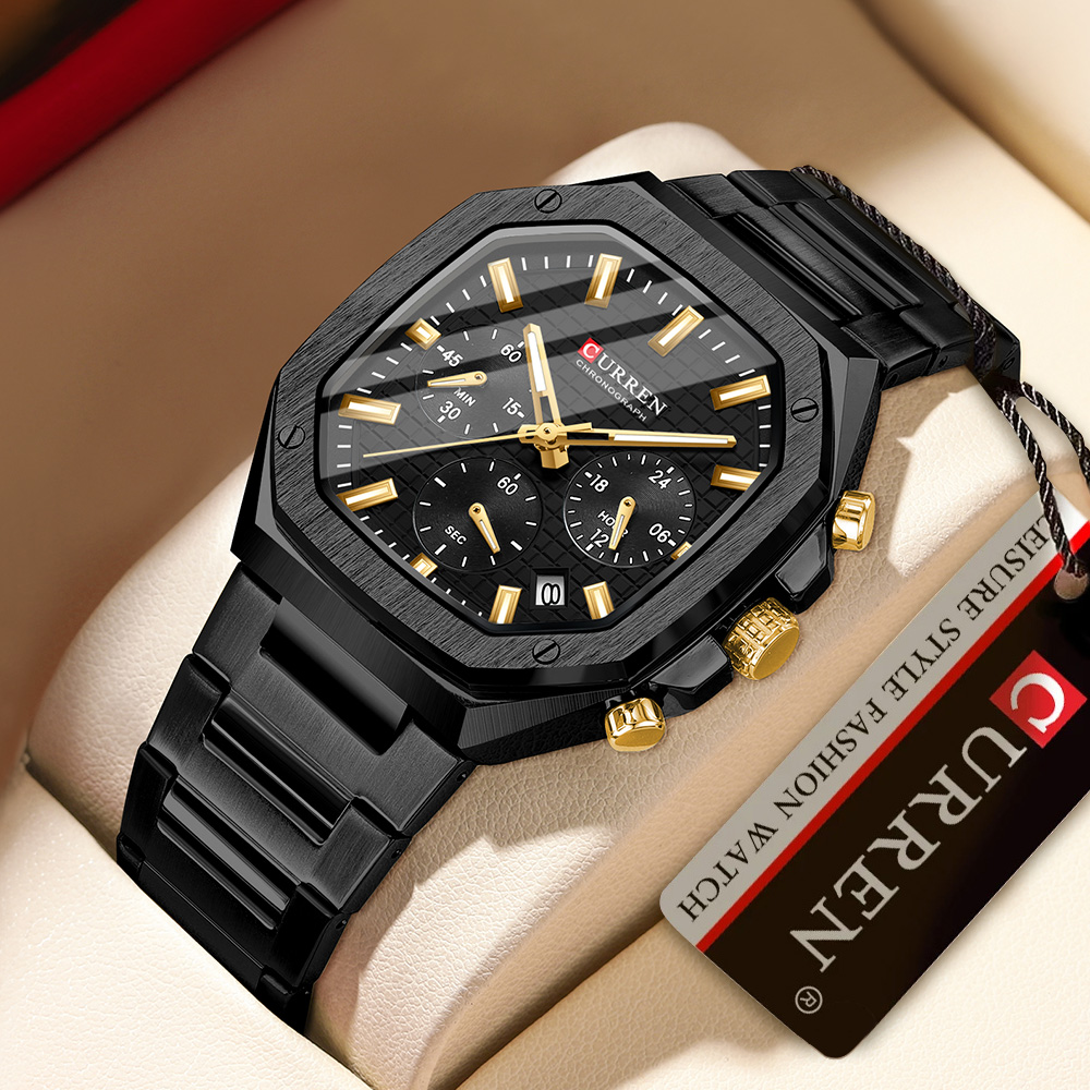 CUREEN Fashion Date Quartz Men - đánh giá và giá Smartwatch Guess