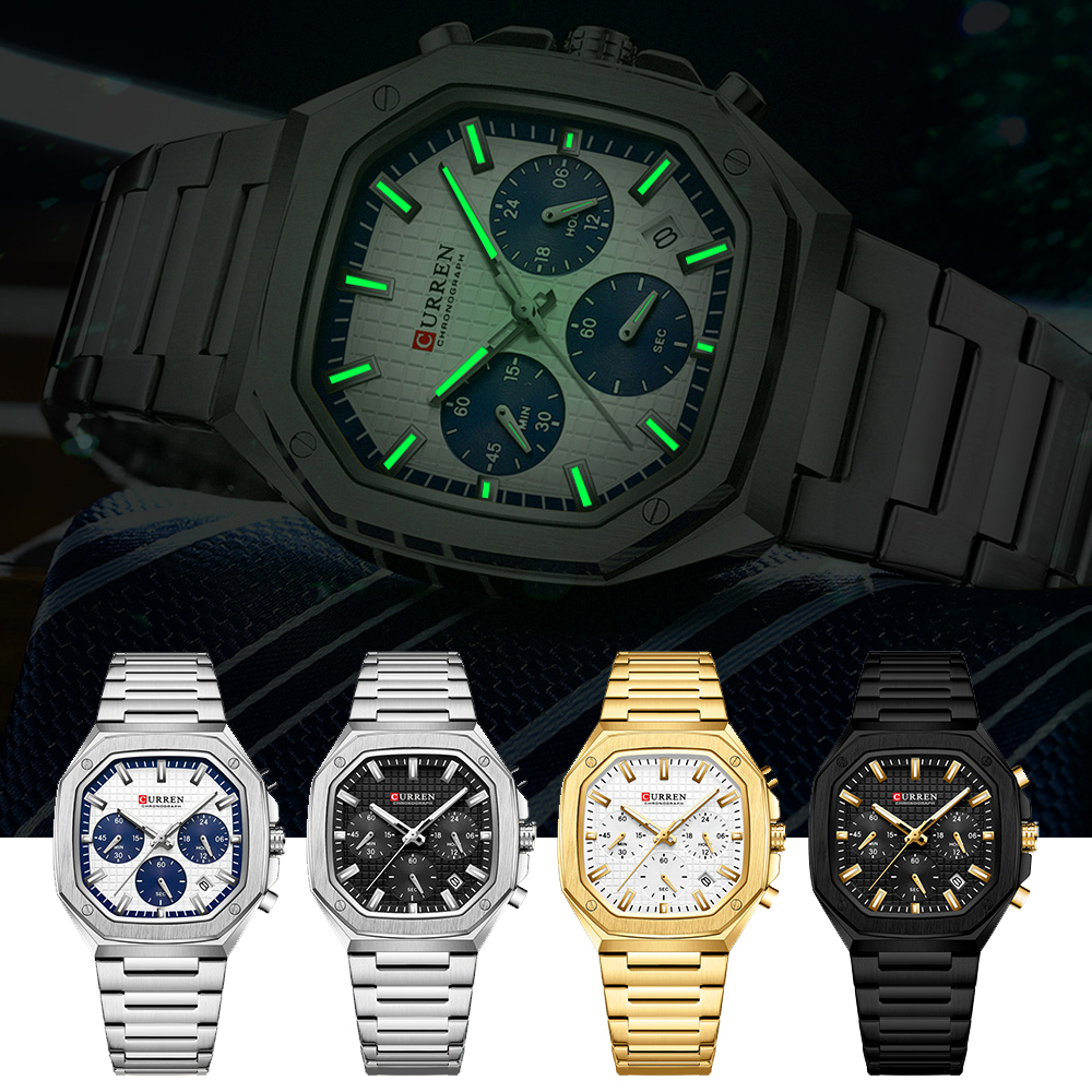 CUREEN Fashion Date Quartz Men - đánh giá và giá Smartwatch Guess