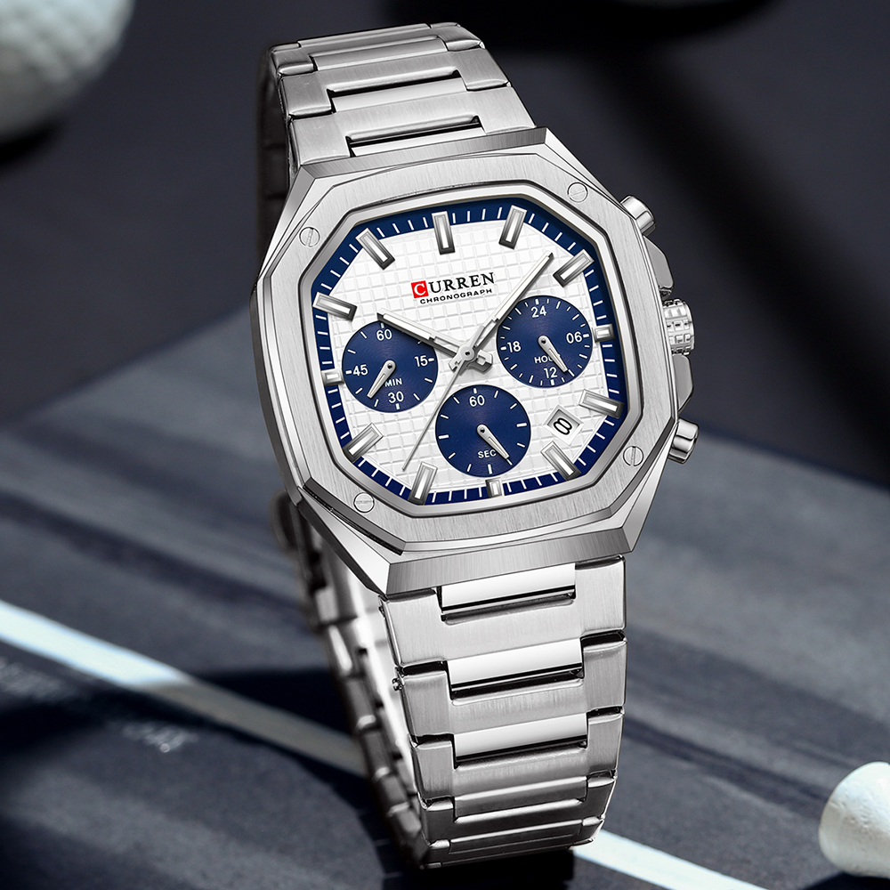 CUREEN Fashion Date Quartz Men - đánh giá và giá Smartwatch Guess