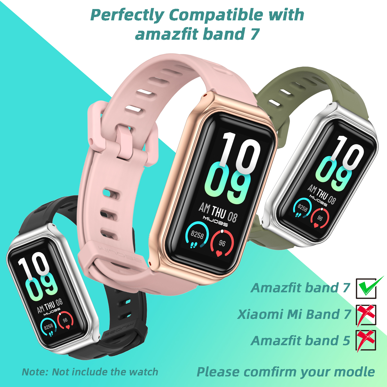 Strap For Amazfit Band 7 Smart - đánh giá và giá Silicone Band Replacement