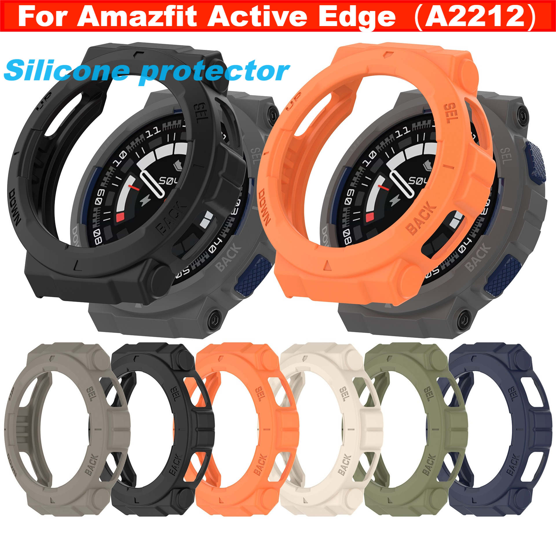 Silicone case For Amazfit Acti - đánh giá và giá Amazfit Smartwatch Accessories
